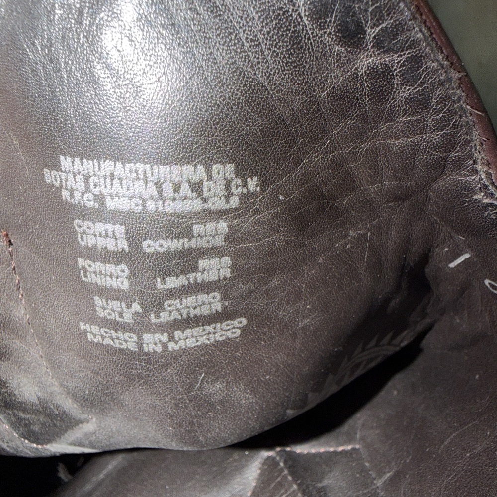Cuadra Black Leather Cowboy Boots - Picture 9 of 9